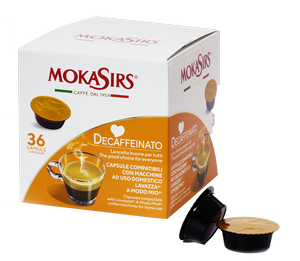 Cafea Pads Mokasirs – Decaffeinato-fără cofeină 36 buc