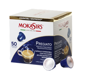Cafea Pads Mokasirs – Pregiato 50 buc